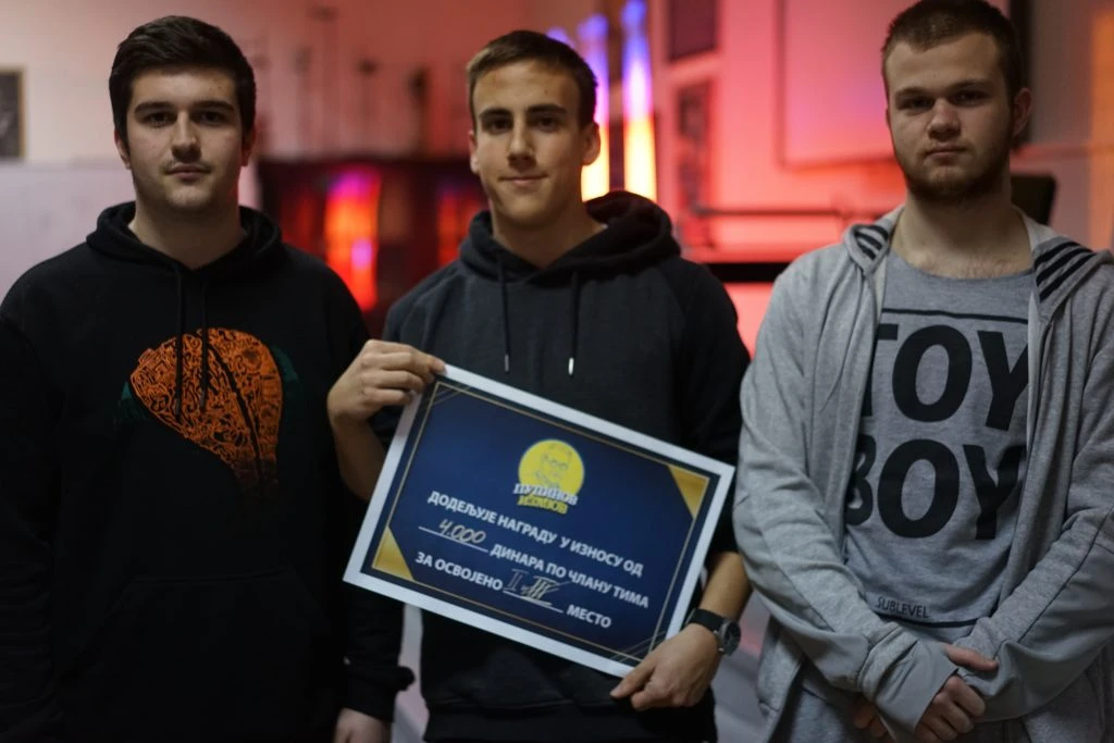 The second-placed team. Pupin's Challenge 2022 finale finished